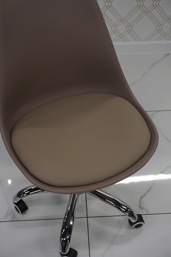 Компьютерное кресло Kolin cappuccino / chrome из шоурума 5