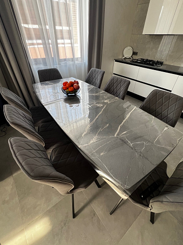 Стол на тумбе Эудес черный фото покупателя 21