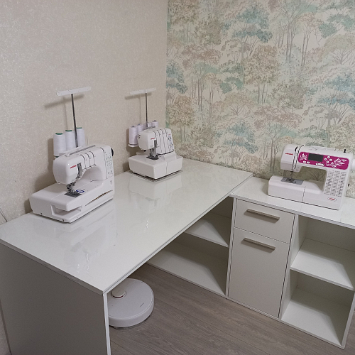 Письменный стол Лайт 03.245F белый гладкий 101 фото покупателя 144