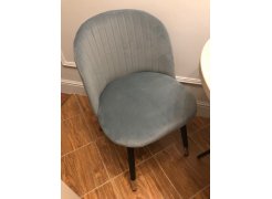 Стул на металлокаркасе Gabi 1 gray / black фото покупателя 690