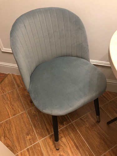 Стул на металлокаркасе Gabi 1 light purple / black фото покупателя 690