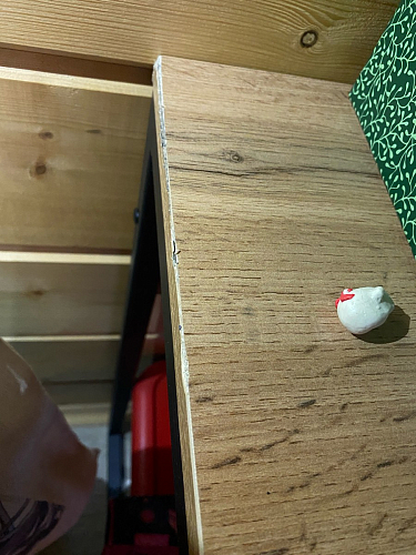 Письменный стол Леон Лофт дуб делано светлый / белый матовый фото покупателя 13