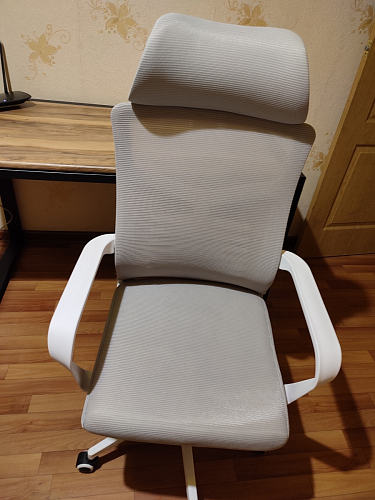 Компьютерное кресло Montana light gray / white фото покупателя 35