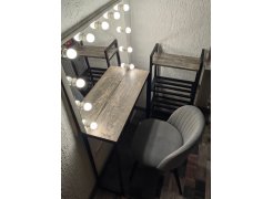 Стул на металлокаркасе Gabi green / black фото покупателя 292