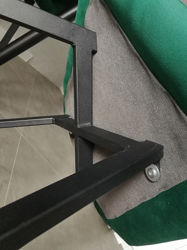 Стул на металлокаркасе Чилли синий / белый фото покупателя 195