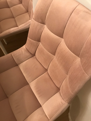 Стул на металлокаркасе Челси бежевый / белый каркас фото покупателя 20