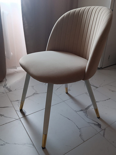 Стул на металлокаркасе Gabi gray / black фото покупателя 246