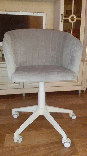 Компьютерное кресло Тибо светло-коричневый / белый фото покупателя 105