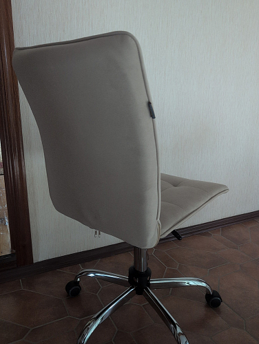 Компьютерное кресло One/Ван флок серый 29 фото покупателя 5