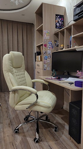 Компьютерное кресло Herd темно-бежевое фото покупателя 77