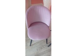 Стул на металлокаркасе Gabi 1 light purple / black фото покупателя 748