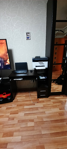 Компьютерный стол Джаз-24 левый дуб сонома фото покупателя 178