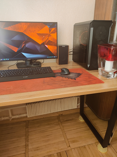 Деревянный стол Лота Лофт 140х80 черный матовый / бетон светлый фото покупателя 843