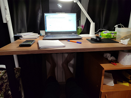 Барная стойка Дилан Лофт 120х40х90 бетон светлый фото покупателя 184