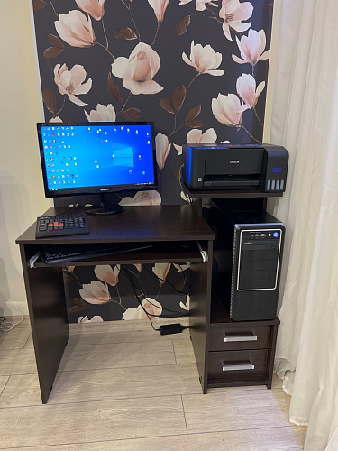 Компьютерный стол Джаз-24 левый дуб сонома фото покупателя 124