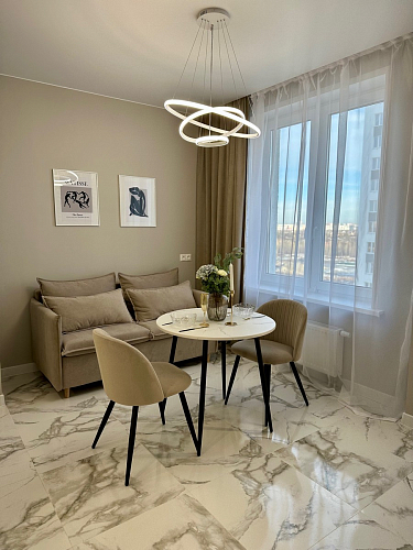 Стул на металлокаркасе Gabi latte / gold / black фото покупателя 652