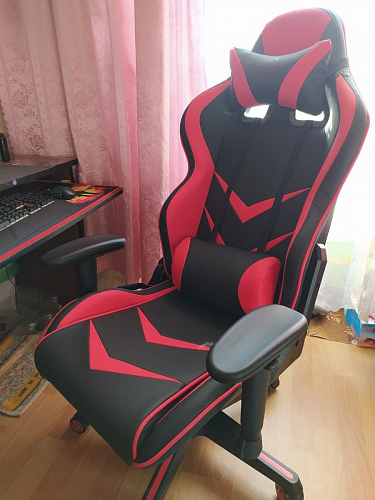 Компьютерное кресло Racer черное / бежевое фото покупателя 111