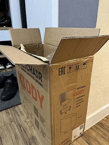 Компьютерное кресло Kiddy/Кидди бирюзовое ткань (сетка) фото покупателя 3