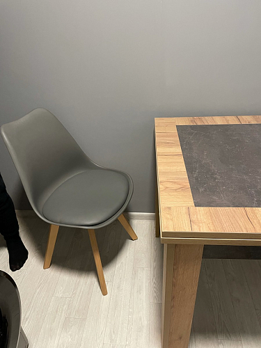 Деревянный стул Bonuss dark gray / black фото покупателя 48