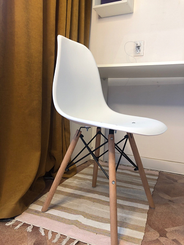 Пластиковый стул Eames PC-015 желтый фото покупателя 304