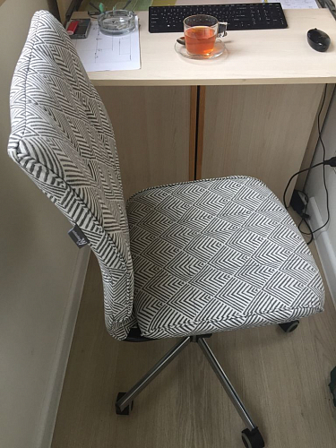 Компьютерное кресло Бюрократ CH-330M/velv86 голубой velvet 86 / крестовина металл фото покупателя 8