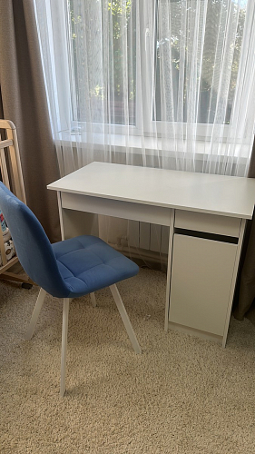 Стул на металлокаркасе Чилли К кирпичный / черный фото покупателя 257