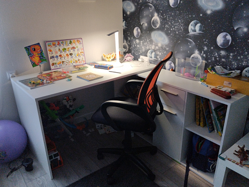 Письменный стол Лайт 03.245F белый гладкий 101 фото покупателя 135