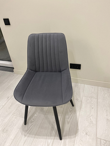 Комплект стульев Вейв 4 шт светло-серый / черный фото покупателя 218