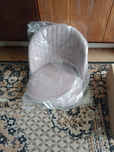 Стул на металлокаркасе Gabi 1 темно-серый / черный фото покупателя 206