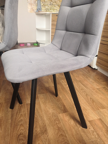 Стул на металлокаркасе Чилли зеленый / черный фото покупателя 1254