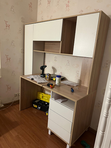 Компьютерный стол Комфорт 12.95 N дуб сонома / темно-серый фото покупателя 1