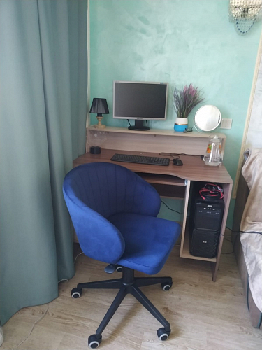 Компьютерное кресло Пард confetti silver серый / черный фото покупателя 207