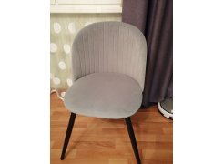 Стул на металлокаркасе Gabi 1 light purple / black фото покупателя 838