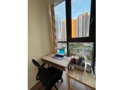 Письменный стол Лео Лофт бетон / черный матовый фото покупателя 29