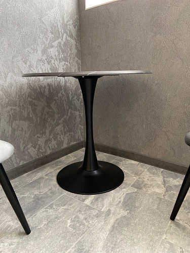 Стол Тулип 90х73 дуб вотан / белый фото покупателя 23