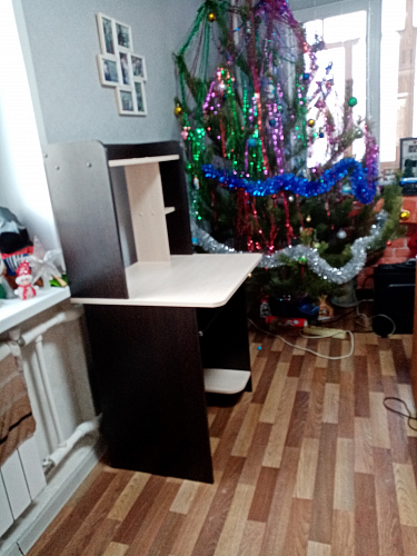 Компьютерный стол Грета-2 белый / дуб крафт золотой фото покупателя 23