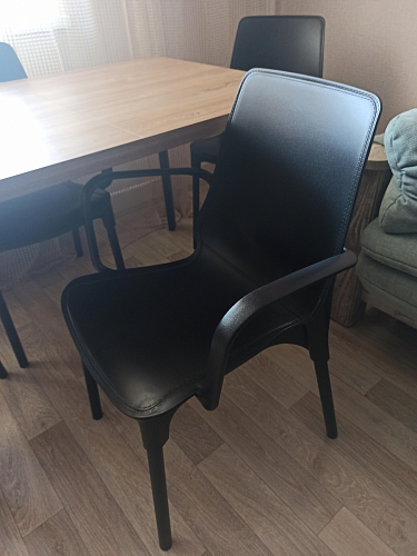 Кресло SHT-S76 белое / хром лак фото покупателя 26