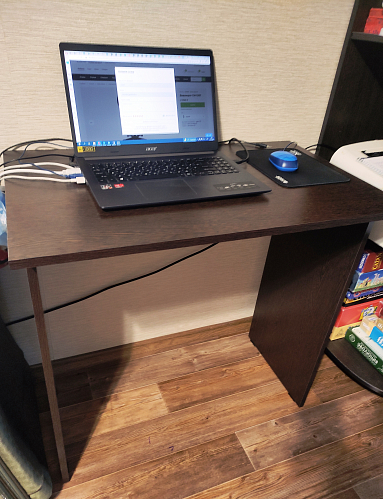 Стол письменный Kiwi белый фото покупателя 2