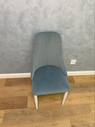 Стул на металлокаркасе Kora light blue / white фото покупателя 289