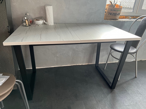 Деревянный стол Лота Лофт 120x75 дуб крафт табачный / черный матовый фото покупателя 603