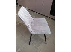 Стул на металлокаркасе Вейв светло-серый (hl 63) / 10К черный каркас фото покупателя 76