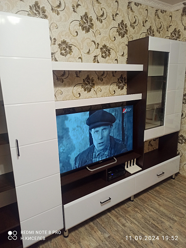 Готовая гостиная Jimenez дуб венге / белый глянец фото покупателя 101