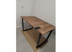 Деревянный стол Лота Лофт 120(160)х75 черный матовый / бетон светлый фото покупателя 902