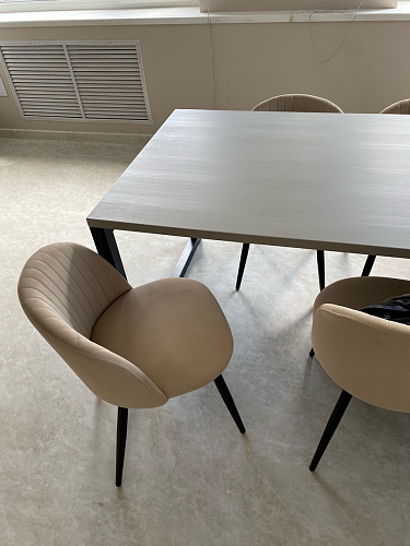 Стул на металлокаркасе Gabi wine red / black фото покупателя 249