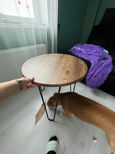 Журнальный столик Шани старое дерево фото покупателя 5