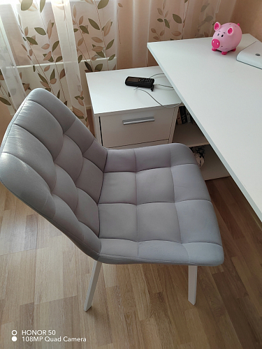 Стул на металлокаркасе Челси К бирюзовый / черный фото покупателя 48