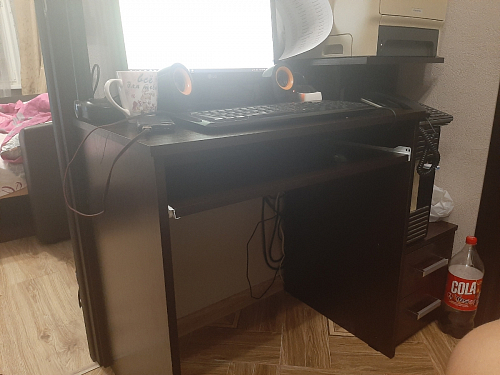 Компьютерный стол Джаз-24 левый венге фото покупателя 72