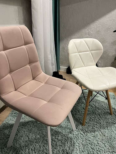 Стул на металлокаркасе Чилли зеленый / черный фото покупателя 1290