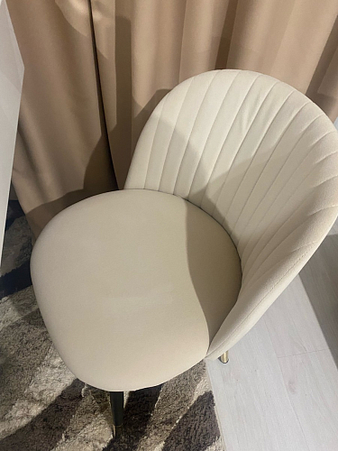 Стул на металлокаркасе Gabi 1 beige / black фото покупателя 328