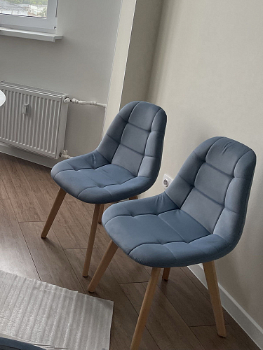 Деревянный стул Filip light purple / wood фото покупателя 5